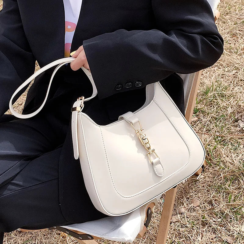 Leather Shoulder Crossbody Bags for Women Underarm