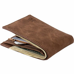 Men's Bifold Casual Style Wallet Short Small Clutch Purse