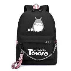 Totoro Backpack 3D Printing Softback Women Mochila School Space Backpack