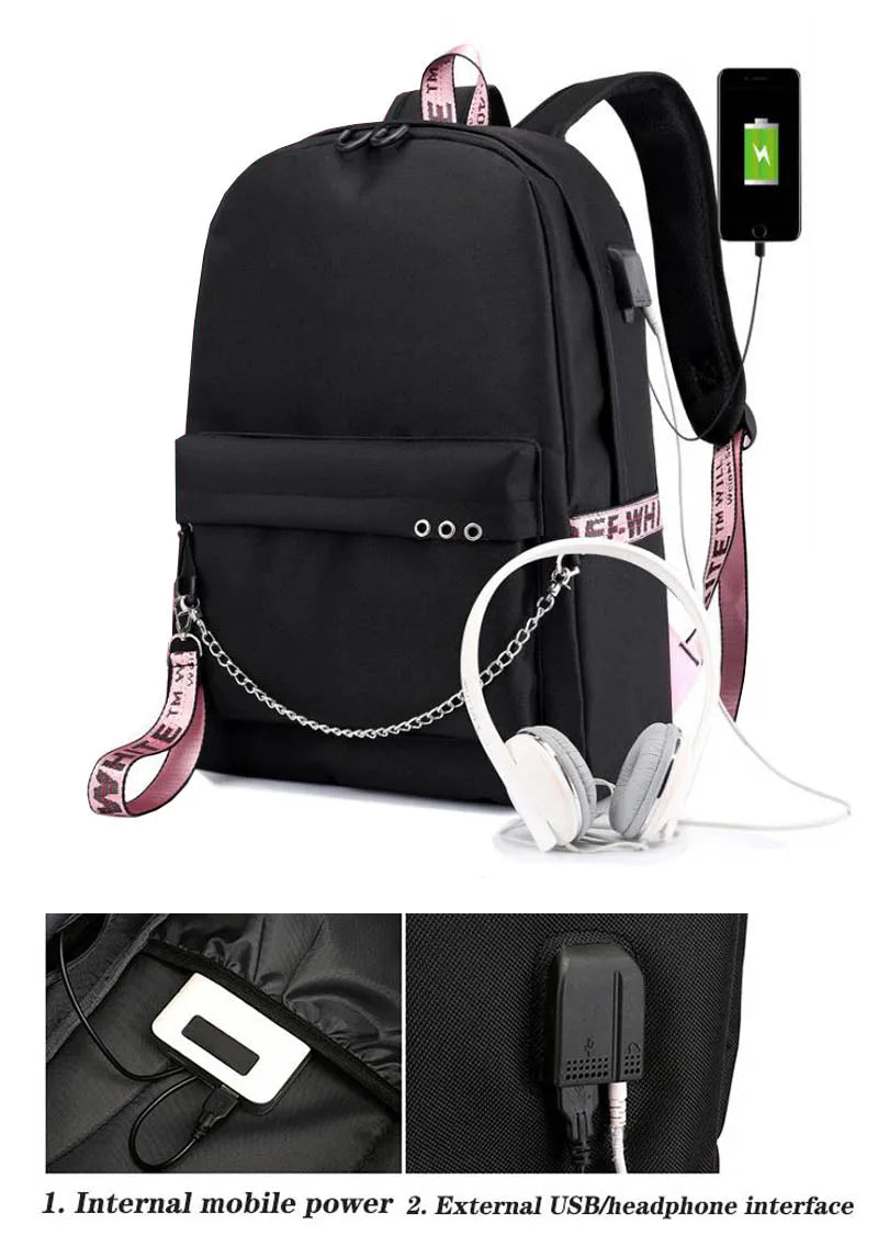 Totoro Backpack 3D Printing Softback Women Mochila School Space Backpack