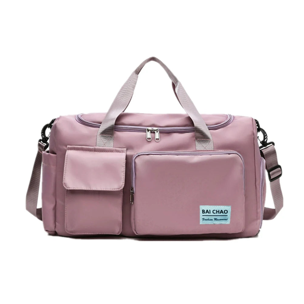 Waterproof Sports Duffle Bag Large Capacity Weekend Bag