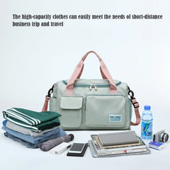 Waterproof Sports Duffle Bag Large Capacity Weekend Bag