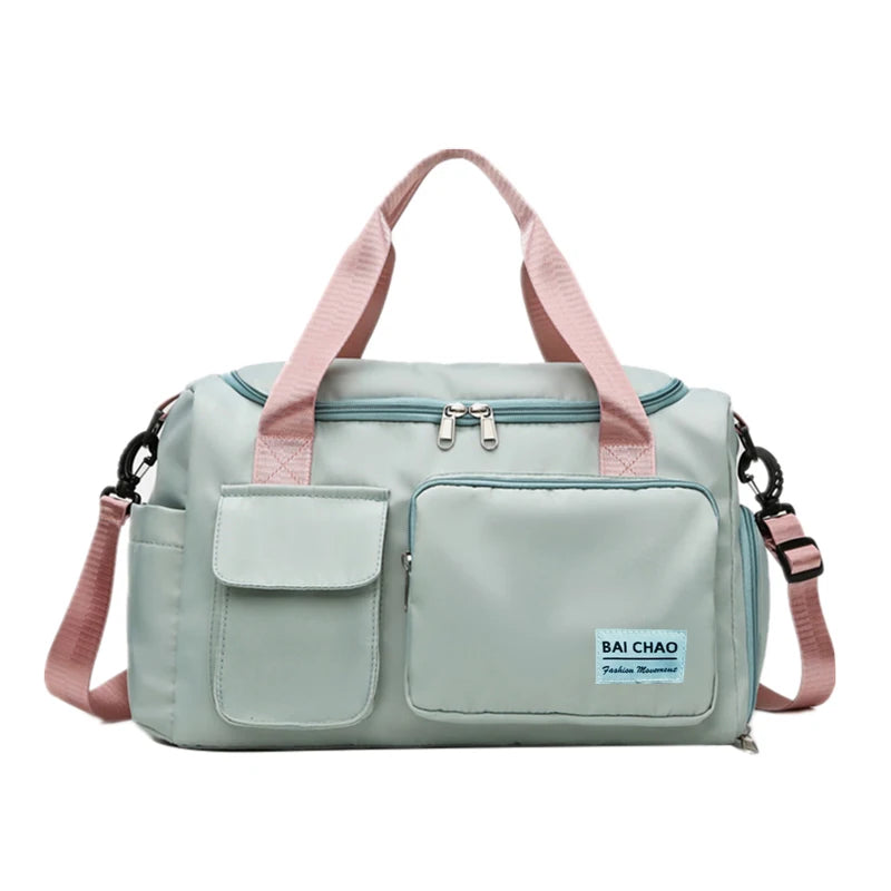 Waterproof Sports Duffle Bag Large Capacity Weekend Bag