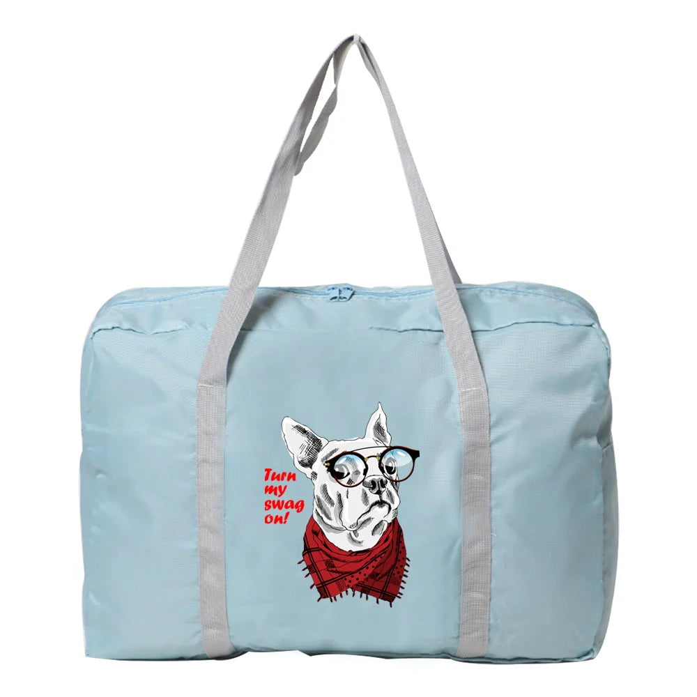 Ladies Waterproof Travel Bag Portable Storage Bag Foldable Yoga Luggage Bags