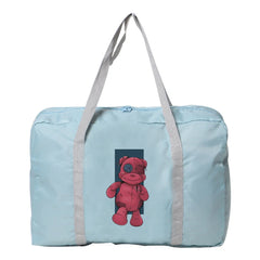 Unisex Bear Waterproof Large Nylon Duffle Bag