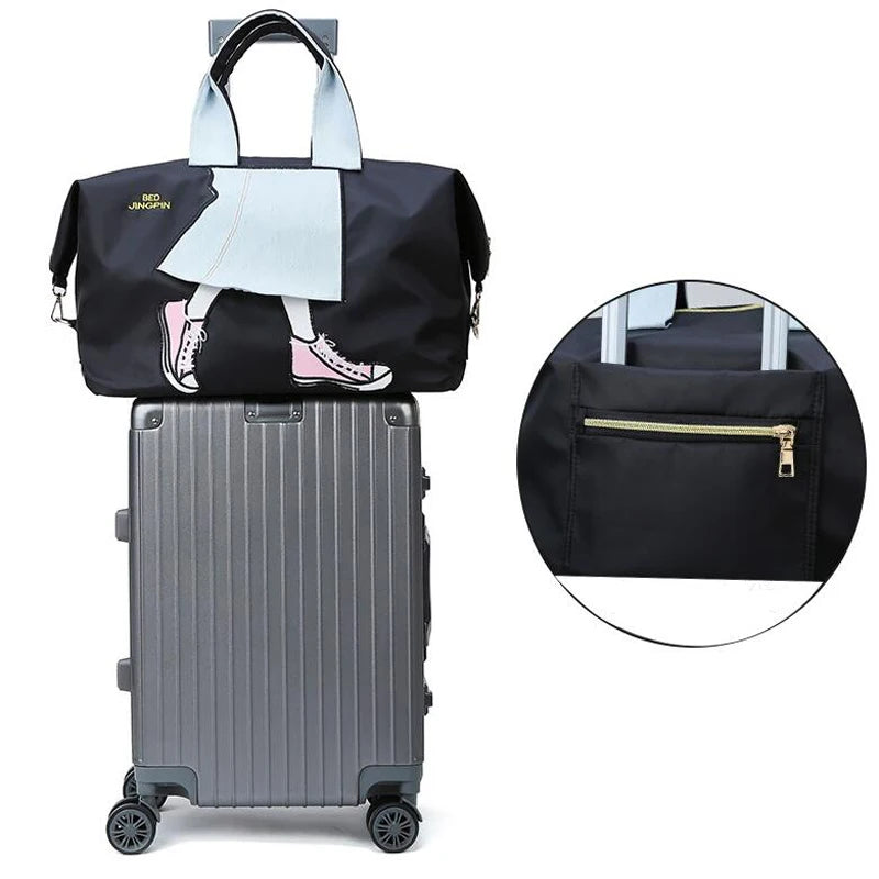 Women's Duffle Bag Large Capacity Handbag Multifunction Sports Bag