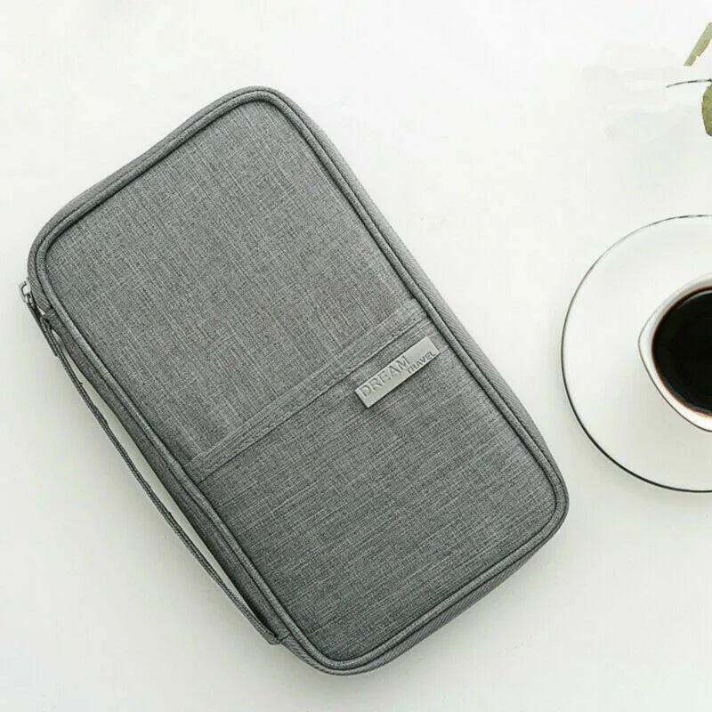 Travel Wallet Passport Holder Family Waterproof Document Organizer