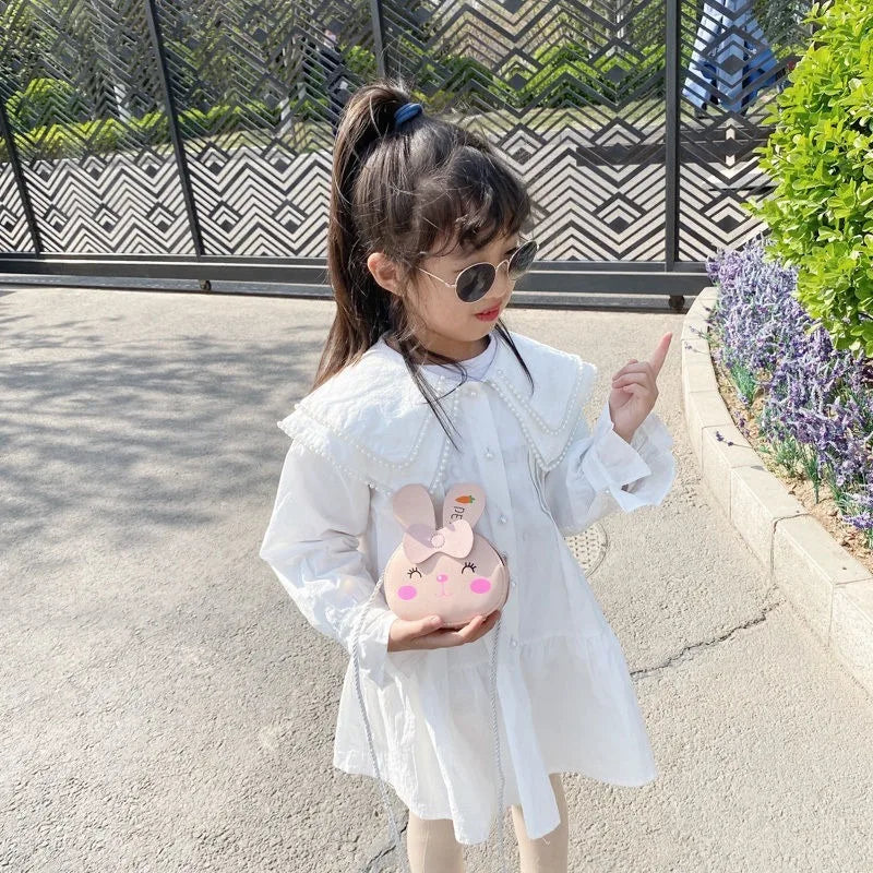 Cartoon Animal Girl Heart One-shoulder Bag
