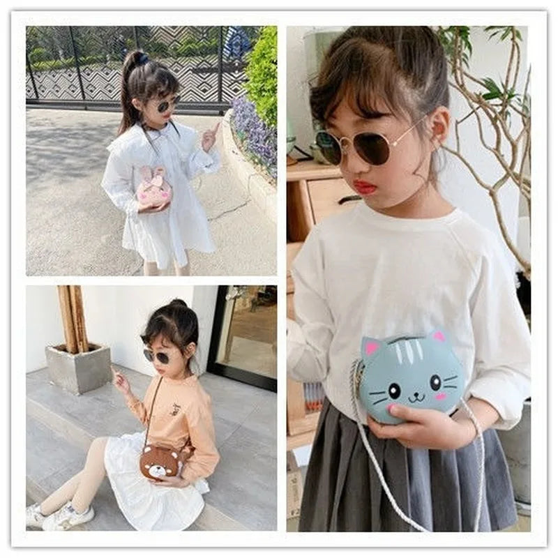Cartoon Girl Heart One-shoulder Cross-body Bag