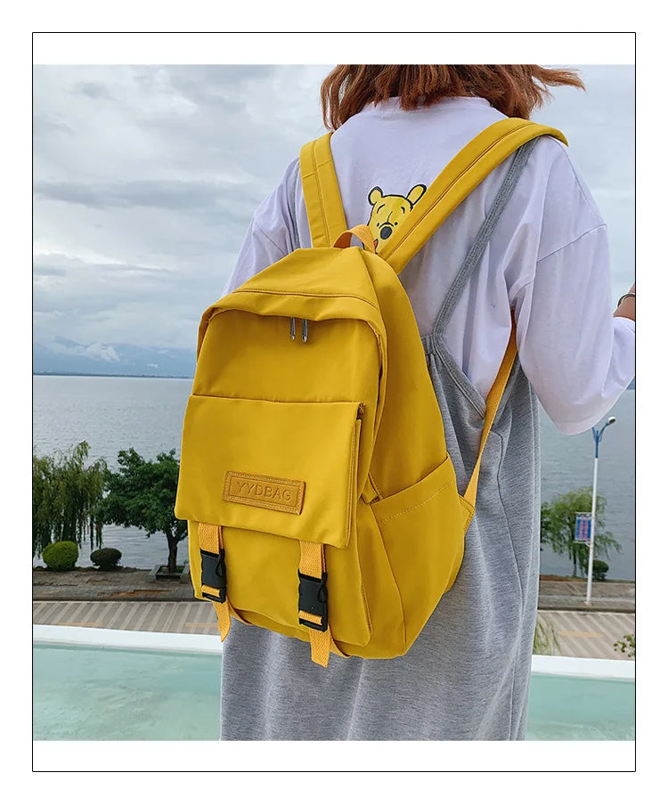 Classic Women Backpack Shoulder Bag for Teenage