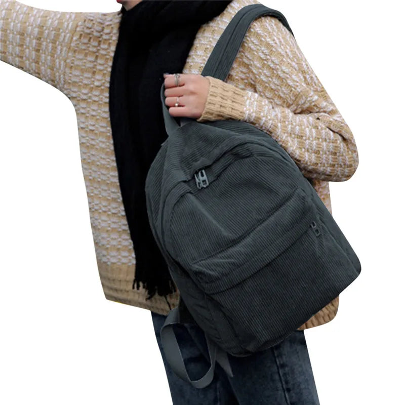 Waterproof Nylon Women Backpack School Shoulder Bags