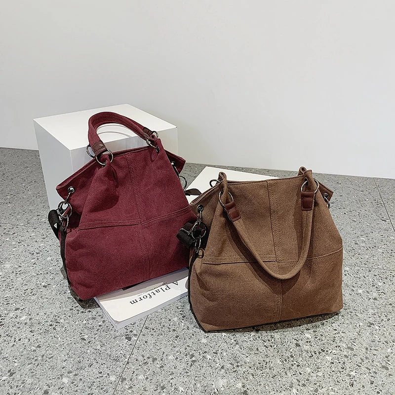 Fashionable Canvas Space Girl Handbag for Shopping and Party