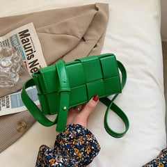 PU Leather Macaroon Small Waist Female Shoulder Bag Hand Bag Messenger Bags Fema