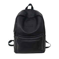 Large Capacity Soft Leather Backpack for Men and Women