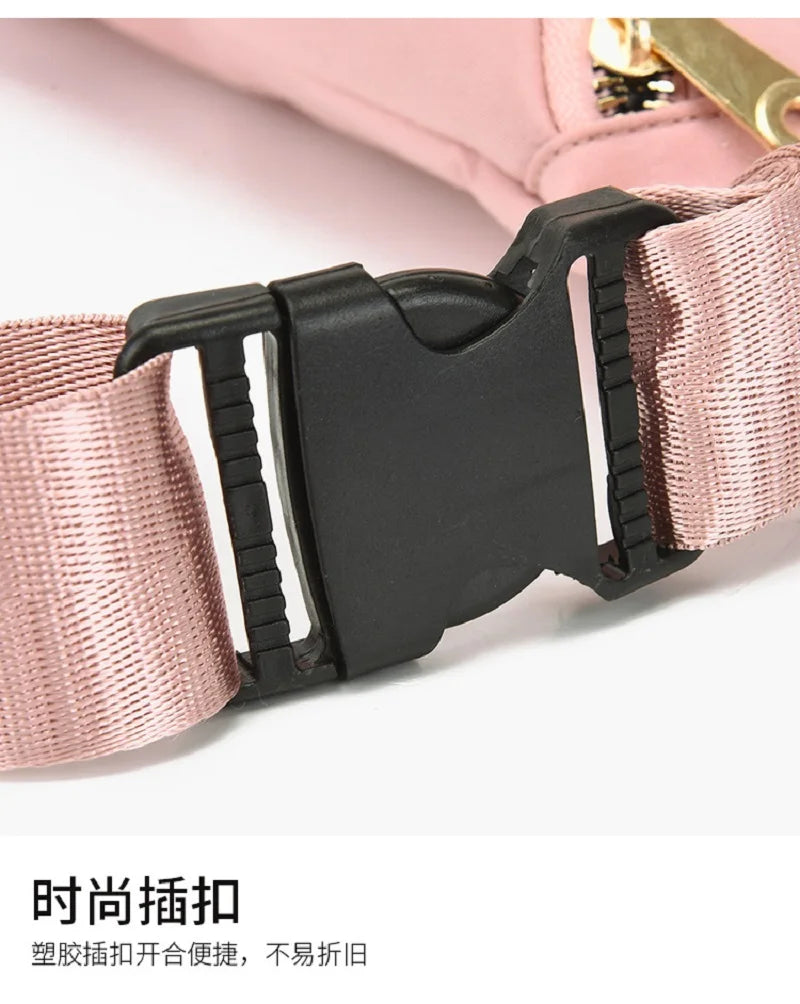 Women's Nylon Fanny Pack Crossbody Purse Waist Bag