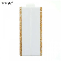 Yellow Sequined Acrylic Evening Bag Women Handbag