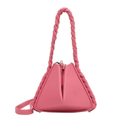 Triangle Rope Handle Handbag Women Shoulder Bags Ladies Crossbody Sling Bag