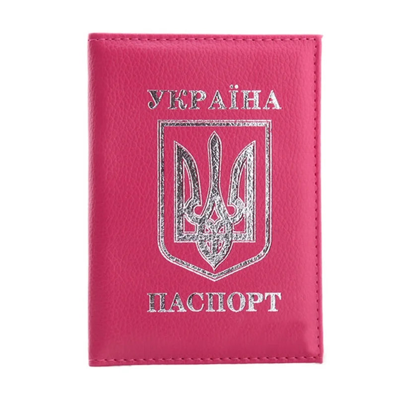 Ukraine Passport Holder Protector Case Business Travel Wallet
