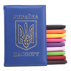 Ukraine Passport Holder Protector Case Business Travel Wallet