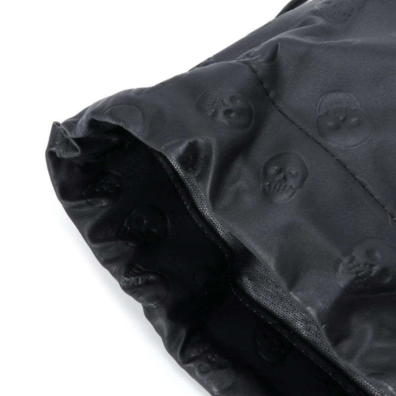Unisex Skull Drawstring Backpack Bags
