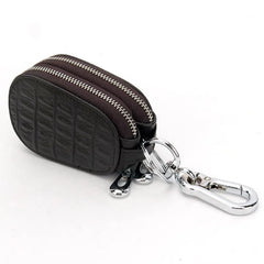 Unisex Leather Key Holder Wallet Organizer - Double Layers