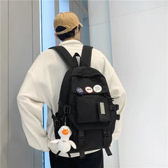 Teenage Girl And Boy Backpack Student Schoolbag Waterproof Women Backpacks