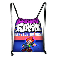 FNF Backpack Drawstring Bag for Teens Women Men Travel Shoes Holder