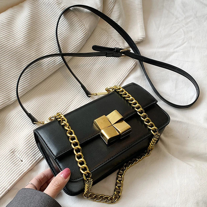 Vintage Style Metal Crossbody Single Shoulder Hobo Bag