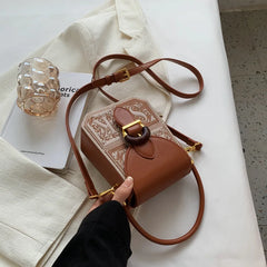Vintage Waist Bags Crossbody Cell Phone Shoulder Bag PU Leather Messenger Bags