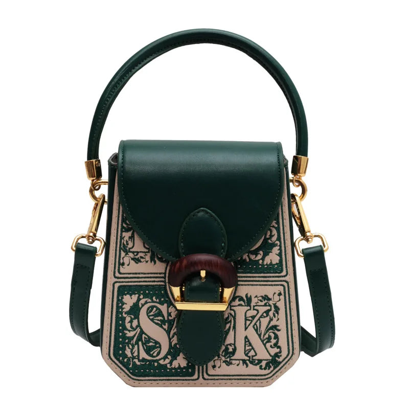 Vintage Waist Bags Crossbody Cell Phone Shoulder Bag PU Leather Messenger Bags