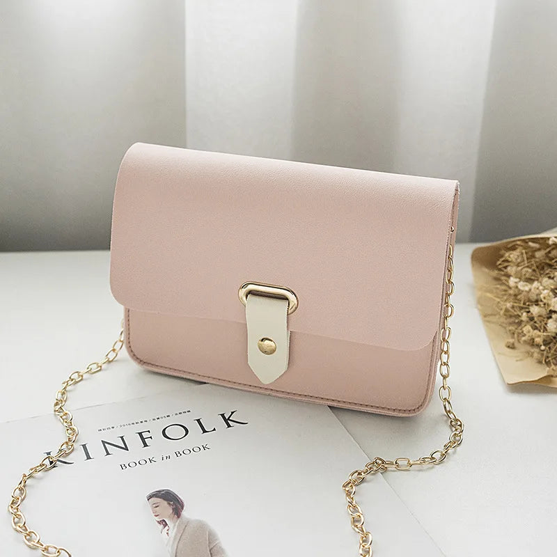 Vintage Women Flap Leather Shoulder Bag Lady Crossbody Messenger Envelop Clutch