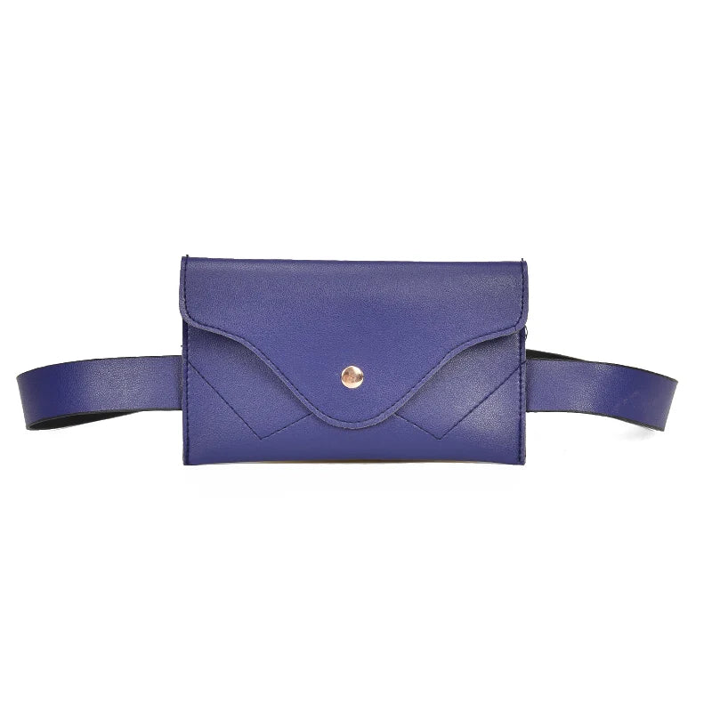Waist Bag PU Leather Fanny Pack Belt Phone Pouch Vintage Women Messenger Bags