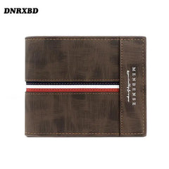 Men's Small Clutch Wallet Business Zipper Purse