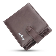 Men's Short Clip Wallet Solid Wallet