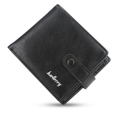 Men's Short Clip Wallet Solid Wallet