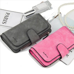 Women's Big Capacity Leather Wallet Clutch