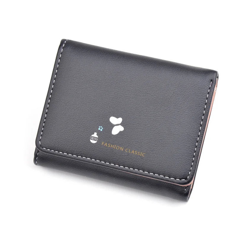Women's Short Wallet Large Capacity Soft Mini Wallet