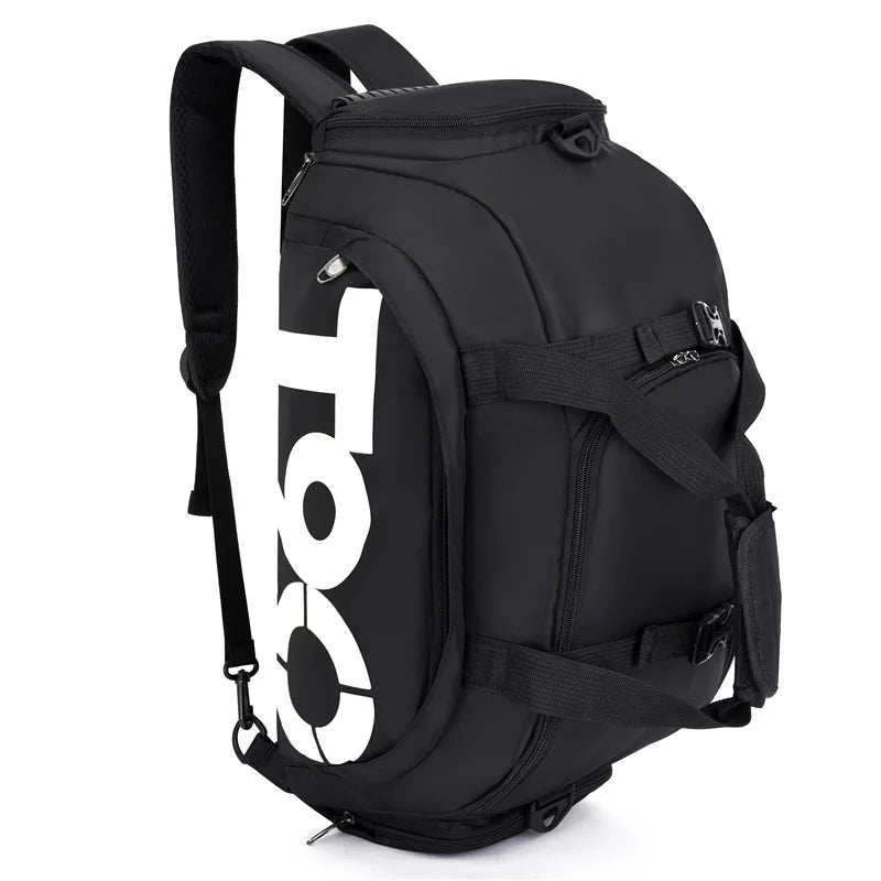 Waterproof Gym Bag With Shoes Packets Men Outdoor Training Small Backpack