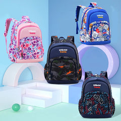 Waterproof Orthopedic School Backpack for Kids Grade 1-6
