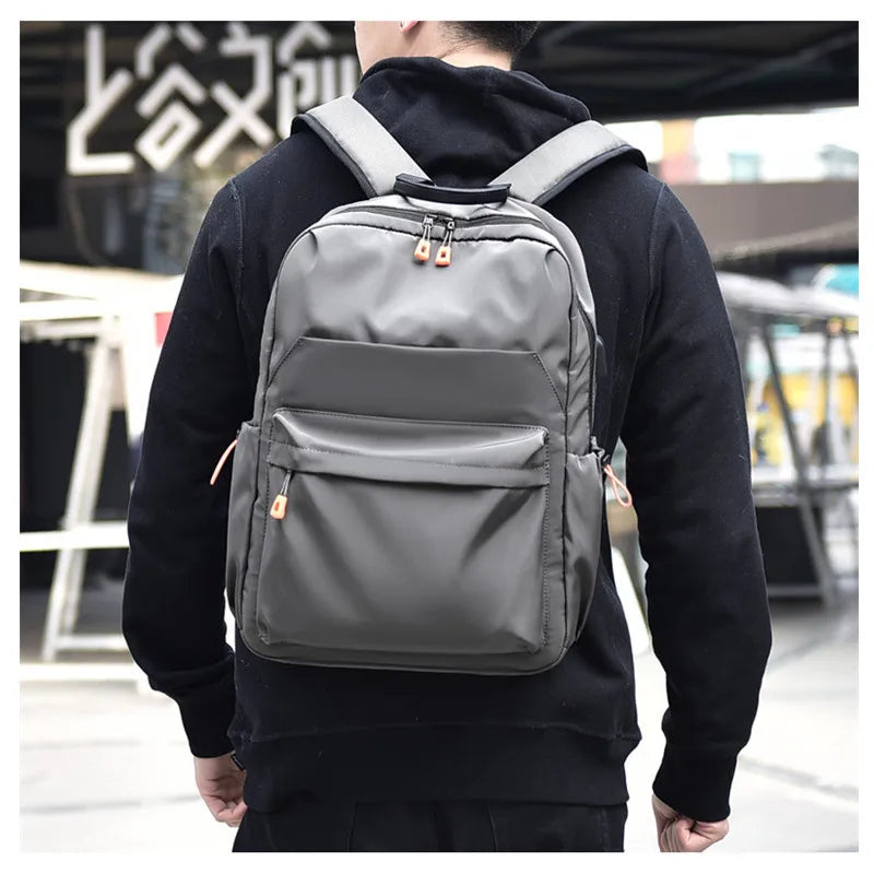 Waterproof Laptop Backpack USB Charge Large Capacity Casual Daypack