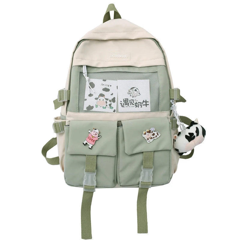 Waterproof Nylon Backpack Women Travel Backpacks