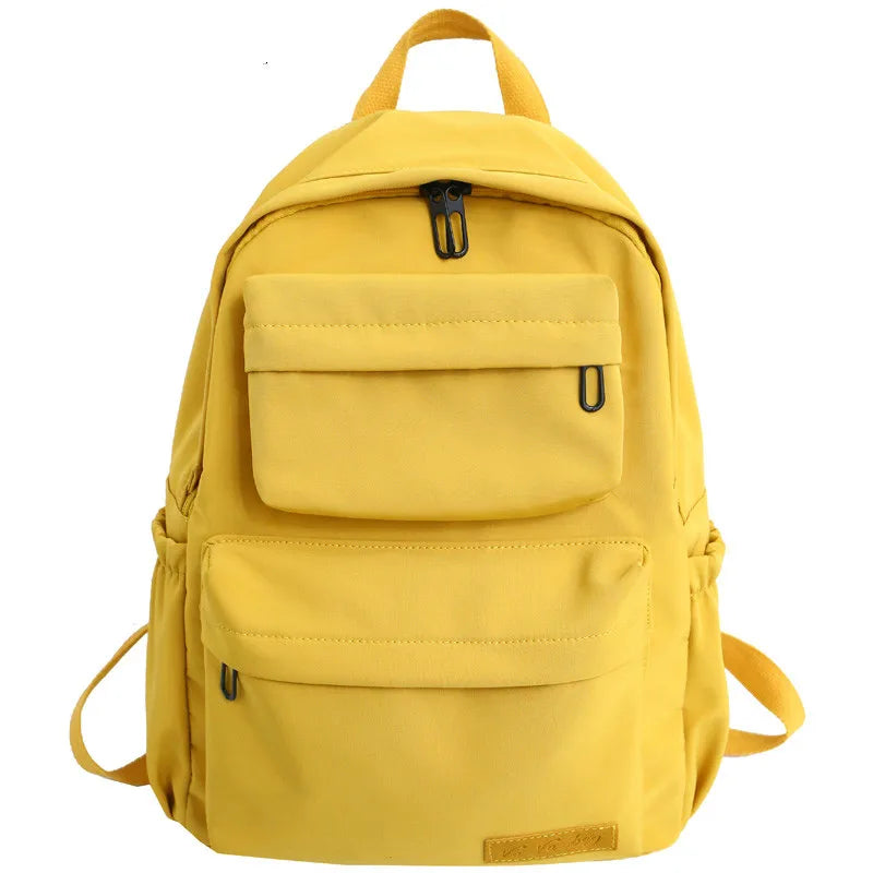 Waterproof Nylon Backpack Women Travel School Bag Teenage Girls Mochilas