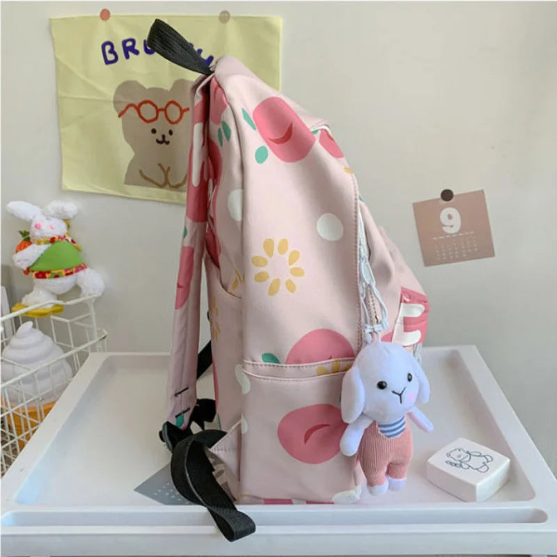 Waterproof Nylon Backpacks Women Large Capacity Harajuku Ulzzang Knapsack