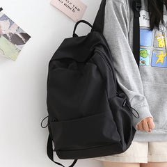 Waterproof Nylon Women Backpack School Backpack Large Capacity Men Book Bag