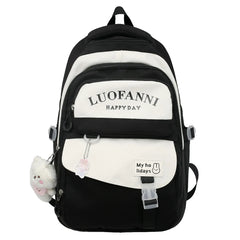 Waterproof Nylon Women Backpack Japanese Female Students Schoolbag Multilayer