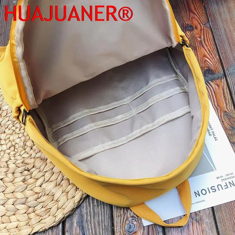 Waterproof Nylon Women Backpack Casual Backpack For Teenagers Large Capacity