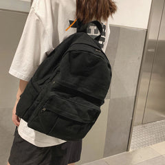Waterproof Nylon Women Backpack Female Schoolbag
