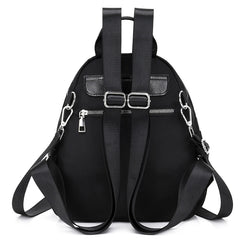Waterproof Nylon Women Backpack Zipper School Bags For Teens