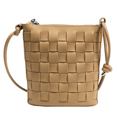 Weaving Lady Shoulder Messenger Cross Body Purses And Handbags
