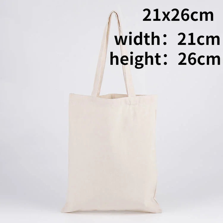 Eco Reusable Foldable Shoulder Bag Large Handbag Cotton Tote Bag